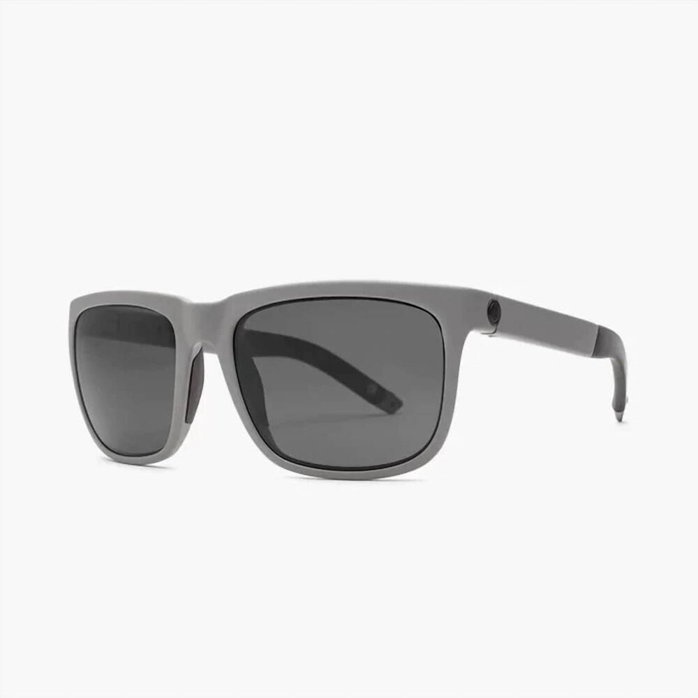 NEW ELECTRIC LABEL men's knoxville xl sport sunglasses in battleship silver pola